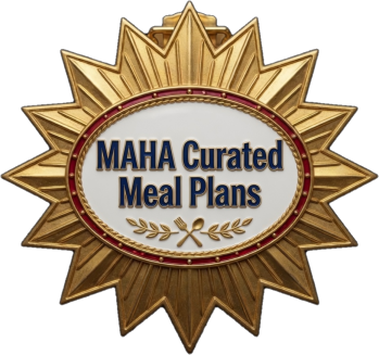 MAHA Curated Meal Plans badge